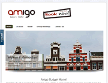 Tablet Screenshot of amigobudgethostel.com